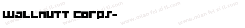 Wallnutt Corps字体转换